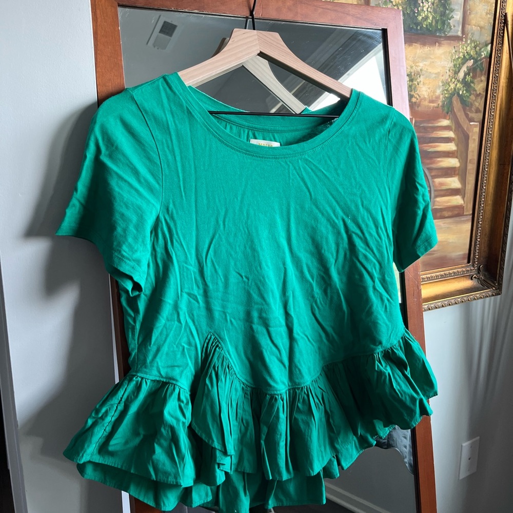 Anthropology Maeve Peplum Top